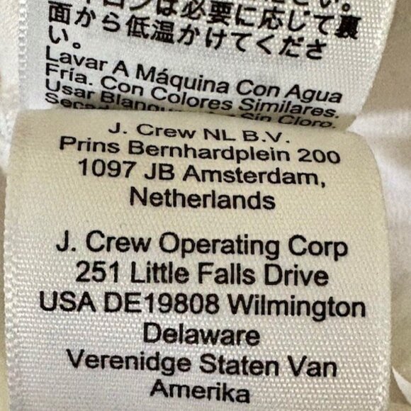 J. Crew V-Neck Midi Dress in Soft Cotton Gauze - White - M - Picture 9 of 9